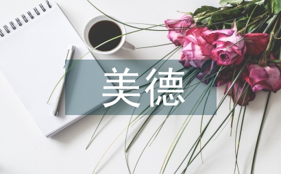 美德少年事跡材料