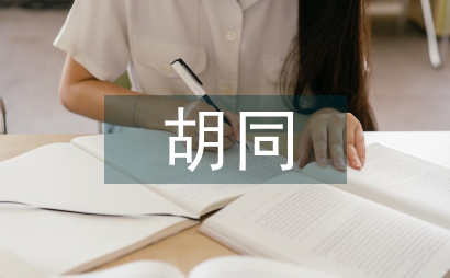 老北京的小胡同